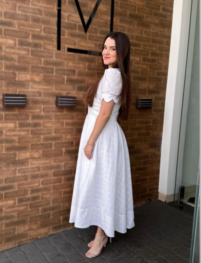 VESTIDO MIDI BRANCO
M - Image 2