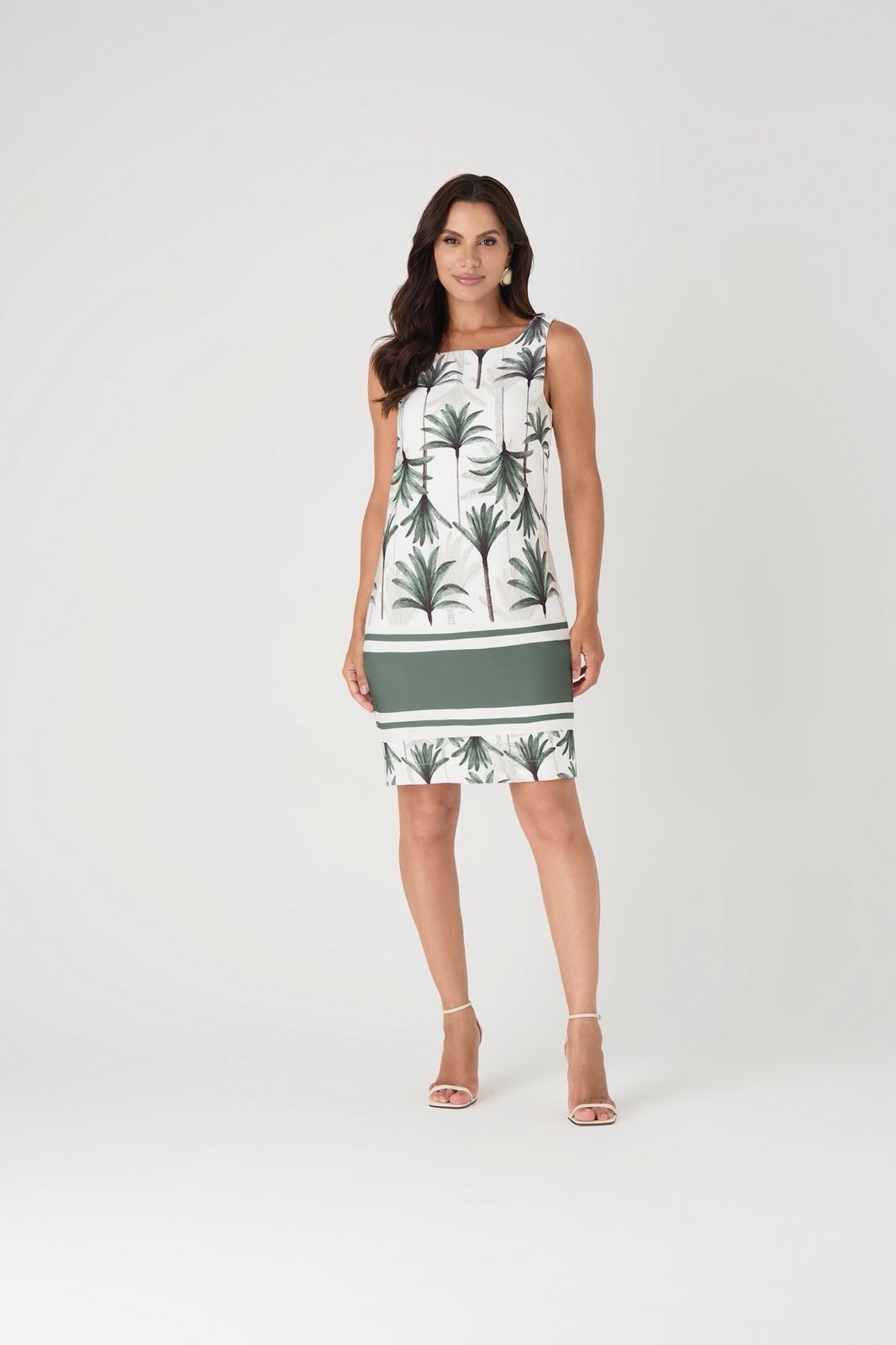 Vestido Regata Estampa Tropical Smel