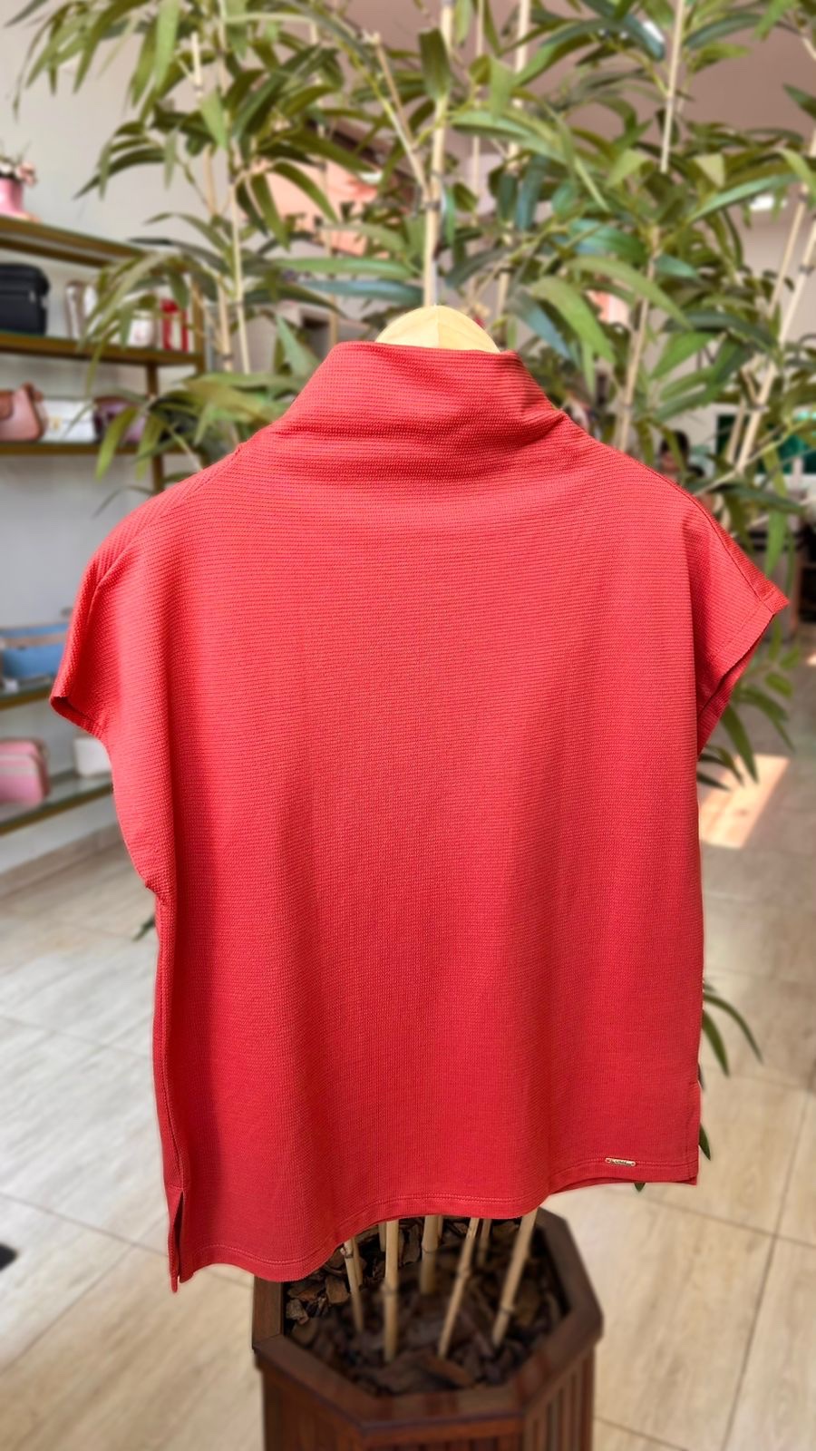 Blusa Gola Alta (Gola Rolê) Terracota - Image 3