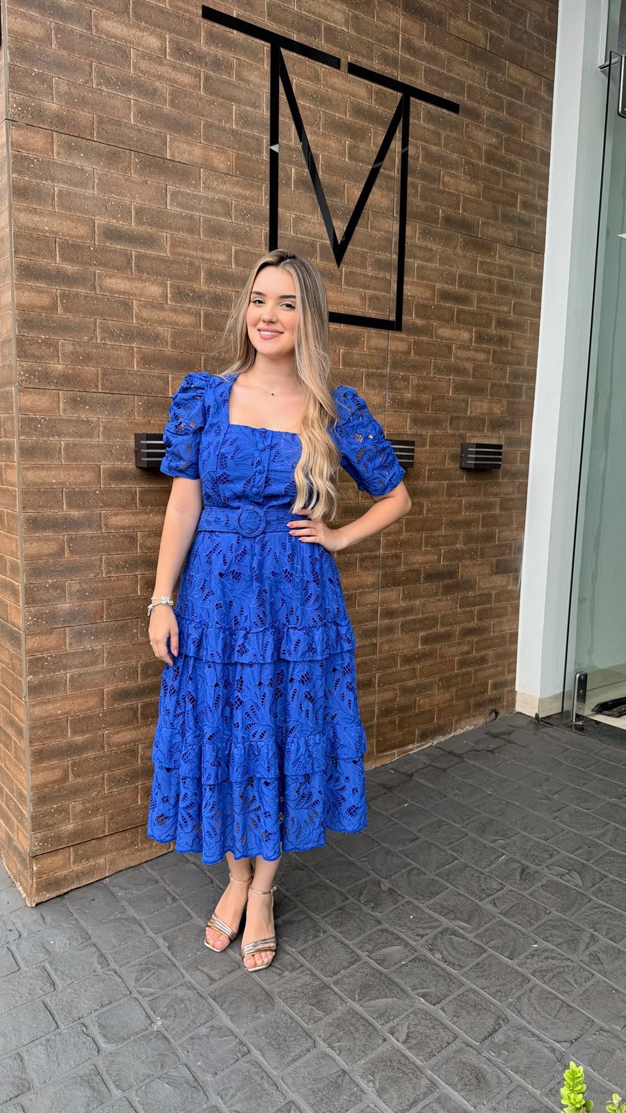 Vestido Midi em Laise